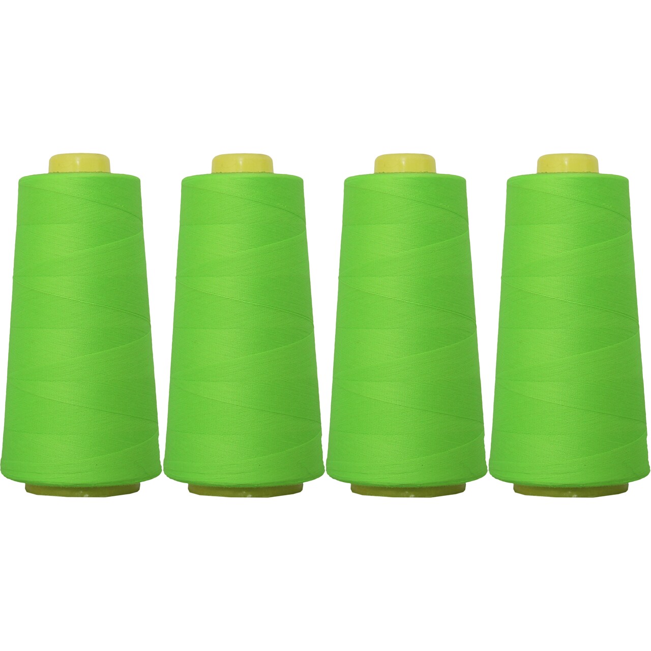 Threadart Polyester Serger Thread - 2750 yds 40/2 - 4 Cone Bundle Pack - 56 Colors Available -